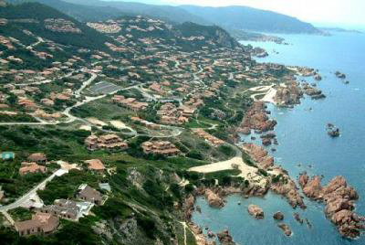 Costa Paradiso: una veduta panoramica di Piana Cuata