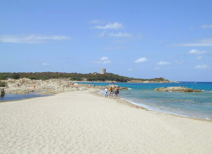 La spiaggia di Vignola, a nord di Costa Paradiso